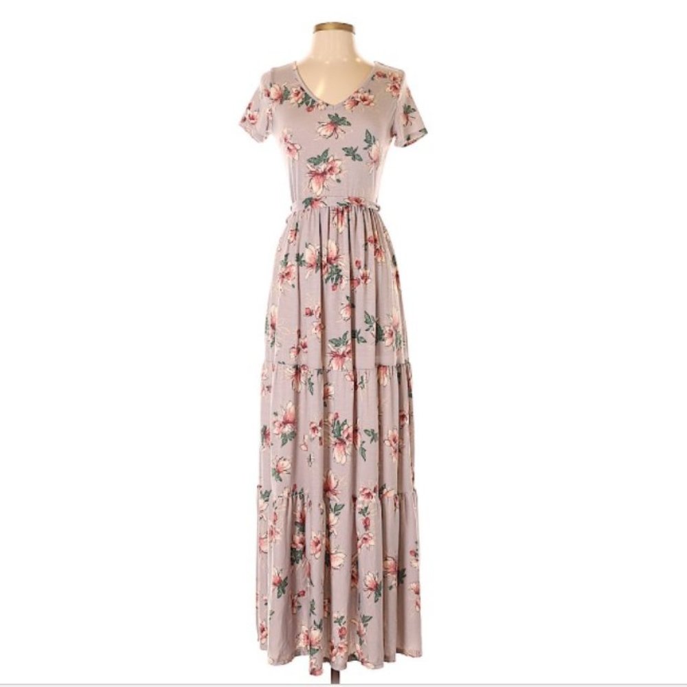 Filly Flair floral print maxi prairie dress